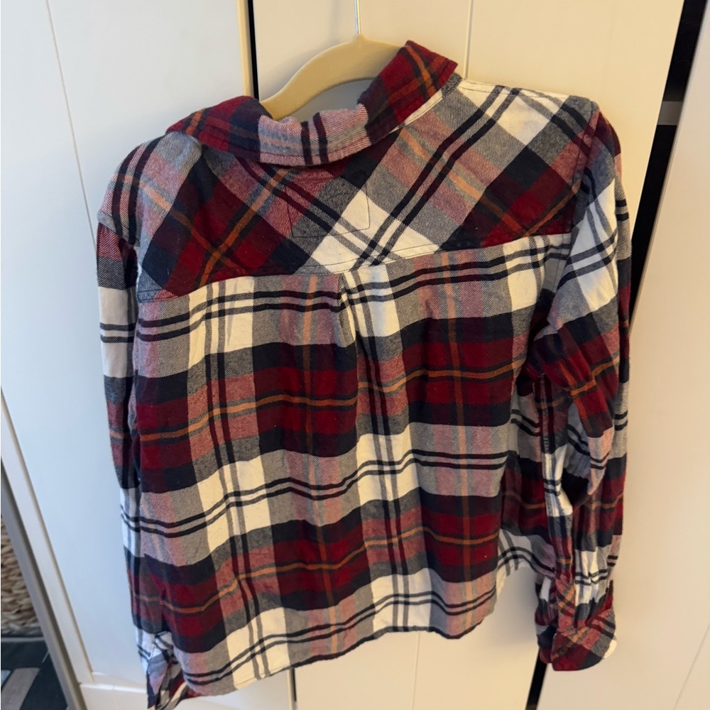 Rails Cropped Flannel - Picture 4 of 5